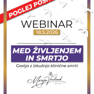Webinar: Med življenjem in smrtjo; z gostjo