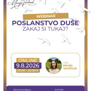 Webinar: Poslanstvo duše: Zakaj si tukaj?